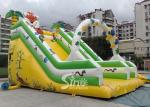 6 meters high commercial grade kids jungle inflatable slide for sale