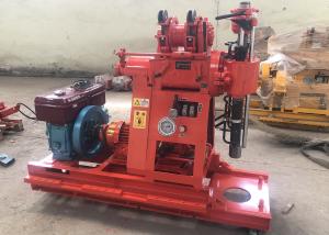 China 50-100 Meter Diesel Mining Drill Rig , Portable Core Drilling Machine factory