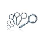 Commercial Hardened Eye Bolts , Stainless Steel Screw Eye Bolts