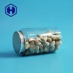 116mm Height Empty Plastic Packaging Jar 360ml Round Aluminum Screw Cap