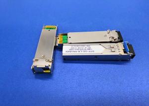 China 1490nm DFB Laser Fiber Optic SFP Module 100BASE 60KM Simplex LC RX1550nm factory
