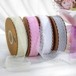 French Appliques Guipure Fabrics Bridal Cotton Embroidery Macaron red wine color