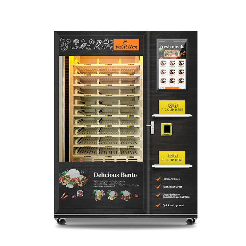 Ready Meals Dumplings Breads Hamburgers Frozen Food Vending Machine with Short Heating Time