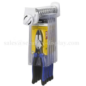 Self Dispensing Helix Wall Dispensers For Pegboard Display