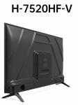 Tempered Glass 75 Inch 4k TV 480i Resolution High Speed And Easy Operation