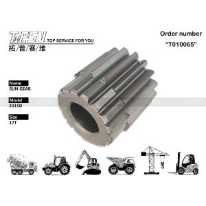 China Premium Black Steel 165-5793 E315C Excavator Travel 2 Stage Reducer Sun Gear factory