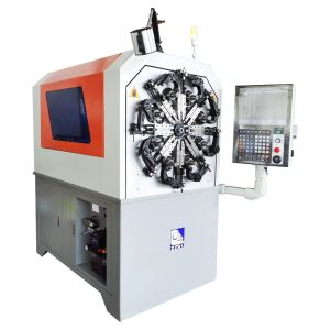 China Factory Direct 20T-5A CNC Spring Coiling Machine with 141m/min Max Wire Speed and 1000 Program Storage Volume on sale