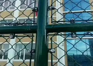 China 25x25mm Galvanized Chain Link Fence PVC Coated Steel Diamond Wire Mesh factory