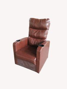 China Synthetic Leather Cover Theater Seating Sofa Firm Strong Mechanism Easy Installation factory