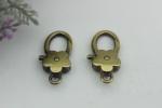 Promotion 4 color zinc alloy small 5 mm handbag snap hook wholesale