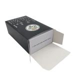 Black Recycled Cosmetic Packaging Bottles Cosmetic Packaging Paper Box