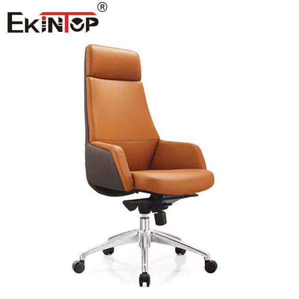 China Collaborative Comfort Leather Office Chairs for Teamwork and Group Projects factory