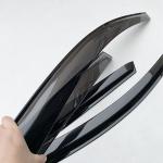 Customized Car Side Window Wind Deflectors PMMA Smoke / Dark Smoke