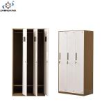 Anti Corrosion 0.6mm Metal Locker Storage Cabinet 3 Door Family