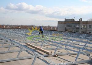 China Reliable Solar Panel Flat Roof Mounting System Easy &amp; Fast Installation factory
