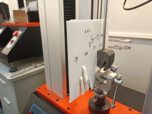 China Film To Glass Adhesion Peel Universal Testing Machine 20kn Effective Width 390mm factory
