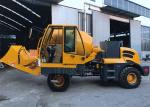 Ready Mix Self Loading Concrete Truck Mixer , Hydraulic Pump Mobile Self
