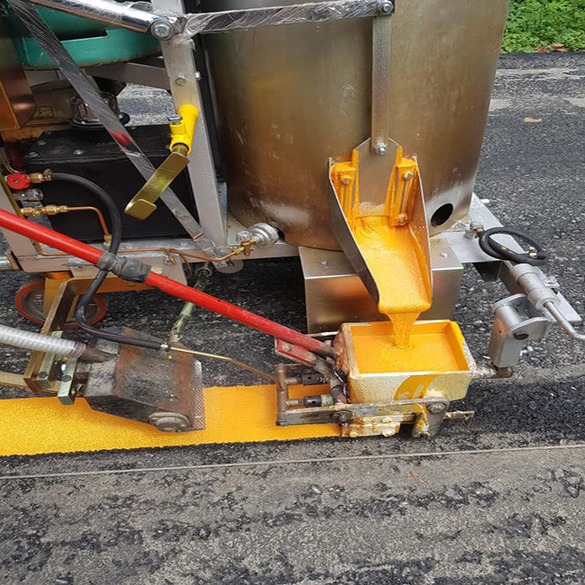 Highway White Road Marking High Reflective Brightness Thermoplastic Road Marking Paint