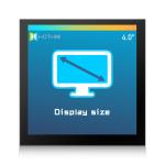 4.0-inchTFT high-definition full-viewing angle wide color gamut anti-ghosting