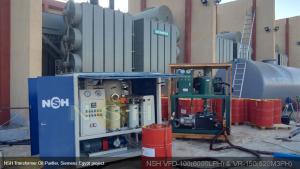 China High Vacuum Transformer Oil Purifier With Steel Cover Enclosure Dehydration factory