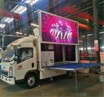 Waterproof Digital Advertising Truck 90km/H , Electronic Billboard Truck Loop