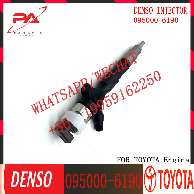 Common Rail Fuel Injector 23670-09060 23670-0L010 095000-6190 for Diesel Engine 2KD-FTV D4D
