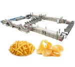 Potato Chips French Fries Production Line 200KG Frozen Chips Making Machine