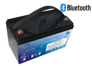 China High Current 12.8V 50AH Bluetooth Lithium Battery factory