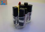 Makeup Organizer Acrylic Box , Clear Acrylic Lipstick Organizer For Brushes /