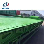 Optional Cargo Box 80 Ton Low Bed Trailer with 13000*3000*1650mm Length and 3