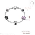 SJ Best Gift!!! Wholesale Top Quality Cheap Magnet Buckle Glaze Bead Steel Rope