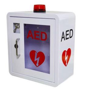 China Curved Corner AED Defibrillator Wall Mounted Box High Safety For Indoor factory