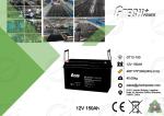 UPS Telecom Sealed VRLA Regulated Lead Acid Battery 12v 150ah