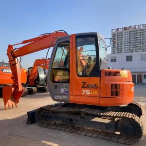China Hitachi ZX75US Used Excavator Hydraulic 7 Ton Mid Sized factory