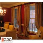 Simple Modern House Aluminium Vertical Sliding Windows Balcony Curtain vertical