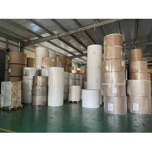 Factory Greaseproof Waterproof Single Double Wall PE Coated Kraft Paper Roll