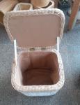 Natural Straw Household Storage Stool Grass Woven Ottoman Box Eco-Friendly Hand