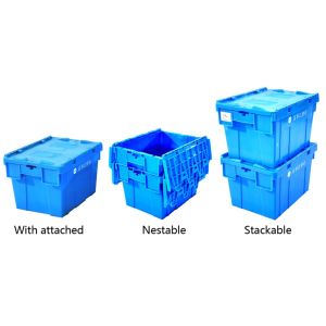 Plastic Stackable Nesting Bins Moving Stackable Container Nestable Logistics