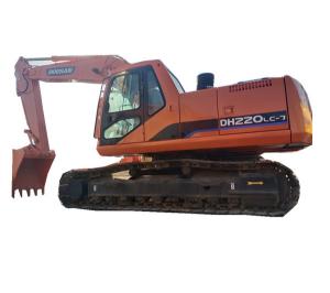 China DH220LC-7 Used Doosan Excavator 22 Ton DH220 DH300 Hydraulic Excavator factory