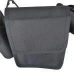 Black Oxford Police Duty Belt With Pouches , Law Enforcement Duty Belts