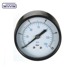 China Axial Natural Gas Economy Pressure Gauge 2&quot; Dual Scale Pressure Manometer factory