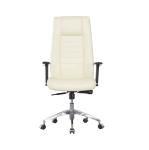 350 Mm Leather Office Swivel Chairs Genuine Leather Executive Chair PU Padding