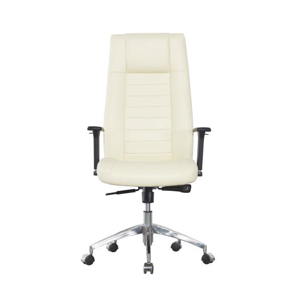350 Mm Leather Office Swivel Chairs Genuine Leather Executive Chair PU Padding