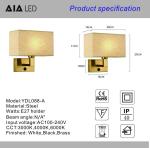 USB hotel bedside lamp bedroom bedhead wall lamp indoor fabric shade modern