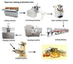 Semi Automatic Milk Powder Food Can Production Line