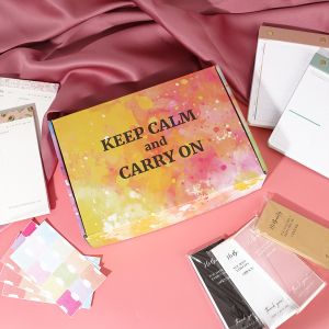 Recyclable Custom Logo Full Color Printing Packaging Corrugated Book Subscriptio