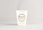 6 Colours Printing Food Grade Single Wall Coffee Hot Paper Cups with Covers
