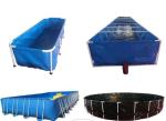 40000L Collapsible PVC Tarpaulin Round Fish Tank Fish Pond Plastic Tank Outdoor