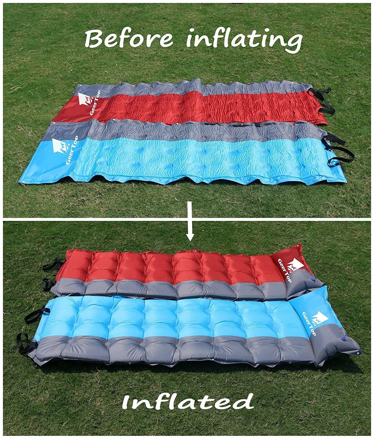 75D Polyester Inflatable Sleeping Pad