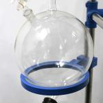 Transparent Lab Glass Reactor , Jacketed Glass Reactor Explosion Proof High